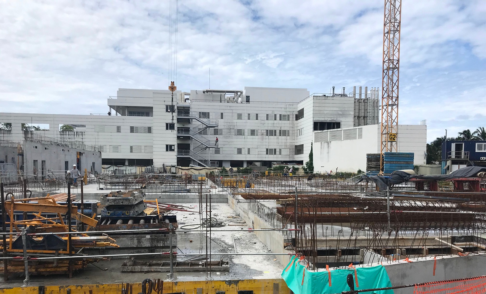 04.01.2021 - Chantier du Pôle Santé Mentale Papeete - Tahiti