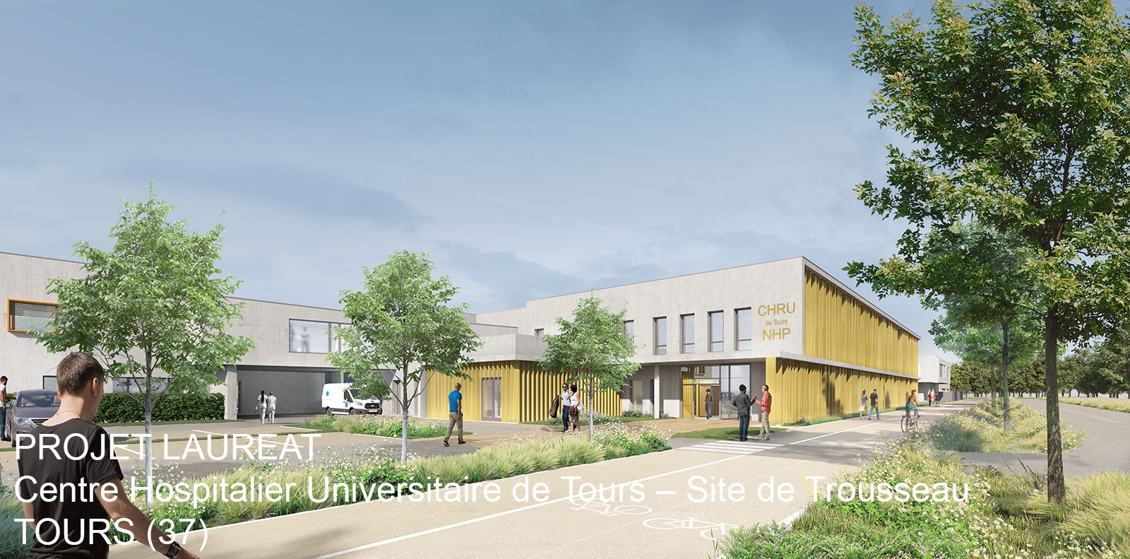 01.06.2023 - PROJET LAUREAT Centre Hospitalier Universitaire de Tours – Site de Trousseau TOURS (37)